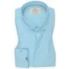 Chemise Homme Angelo Ricci Regular Fit en Oxford Uni - Bleu Azur - Angelo Ricci
