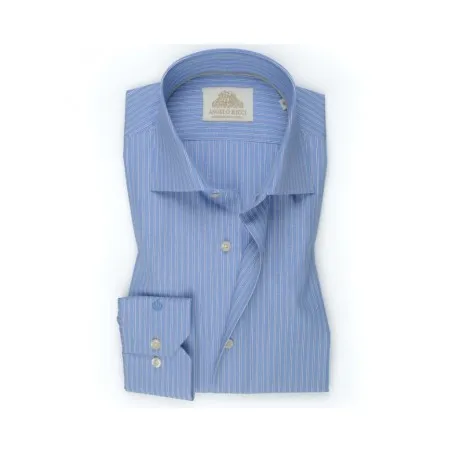 Chemise à rayures marine - Angelo Ricci