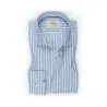 Chemise blanche à Rayures bleues - Angelo Ricci