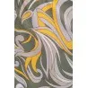 Robe longue imprimée à volants - Estelle