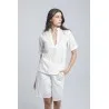 Ensemble tunique & bermuda en broderie anglaise - Estelle