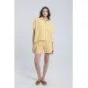 Short en lin rayé - Estelle