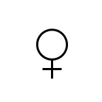 Block try it -symbol woman-